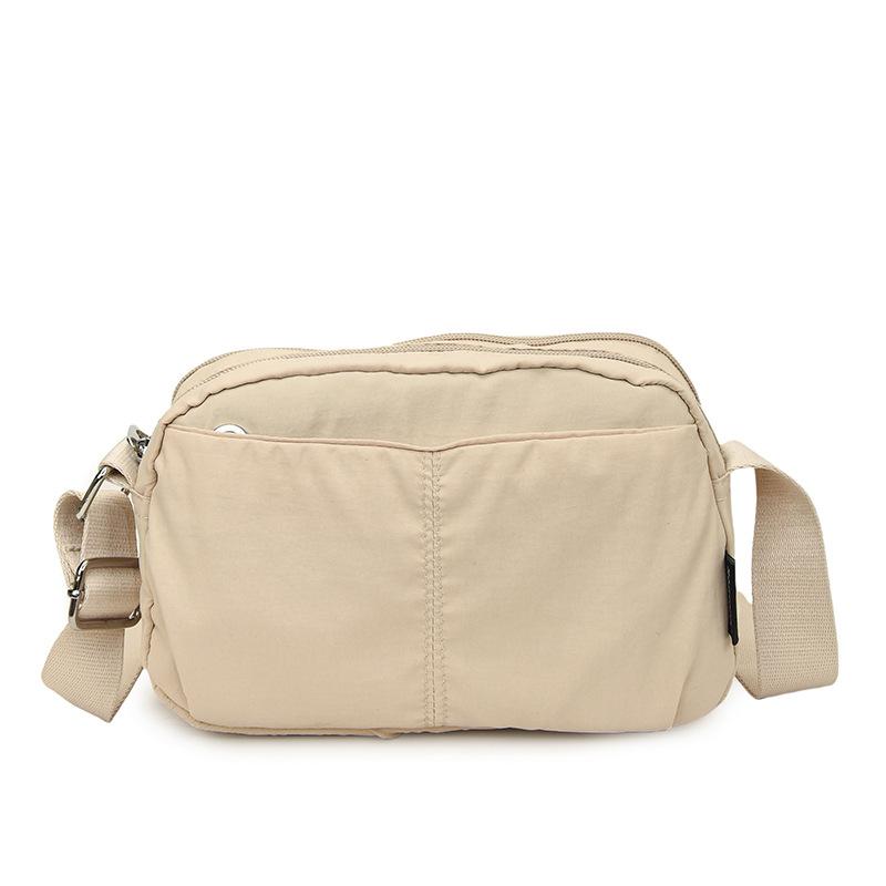 Мужская и женская модная легкая сумка-сатчел, новая нейлоновая маленькая квадратная сумка, для активного отдыха и путешествий, на плечо, через плечо.