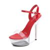 HOKSZVY 190 Series 14.5cm Heel 4.5cm Platform 33-43 Siz Sexy Nightclub Women Sandals with Heel Shoes 8 Color for Fshion PartyLFD