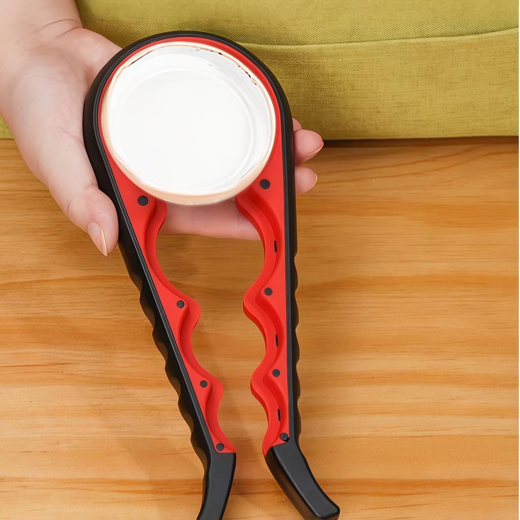 Nine-in-one multifunctional bottle opener set Ergonomic non-slip rubber handle can opener set Effort-saving lid-opening tool Designed for