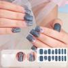 New French Gel Manicure Stickers 3D Lighting Semi-cured Nail Stickers