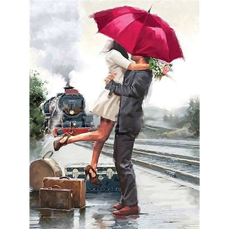 DIY Portrait 5D Diamond Painting Full Round Drill Resin Cartoon Diamont Embroidery Cross Stitch Wall Art Home Decor Gift