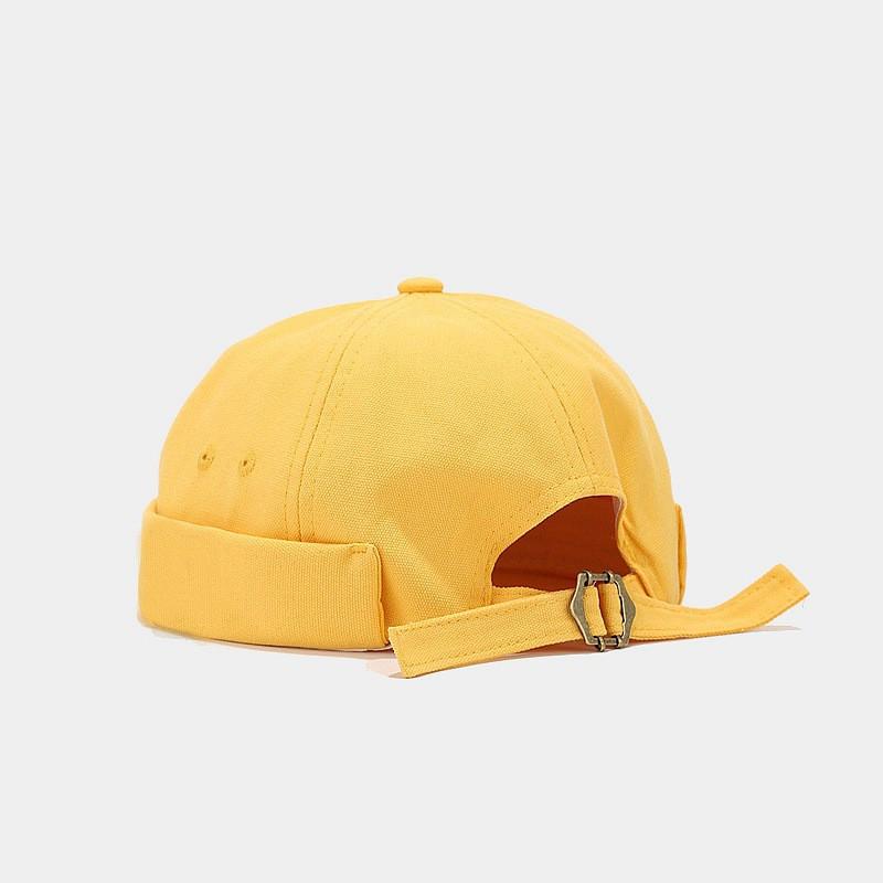 Japanese Style Small Batch Retro Bucket Hats Unisex Solid Color Streetwear Hip Hop Caps
