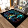3D 80s Gamer Controller Area Rug Large,Carpet Rug for Living Room Bedroom Kitchen Decoration, Carpets for Bed Room Mat  Home