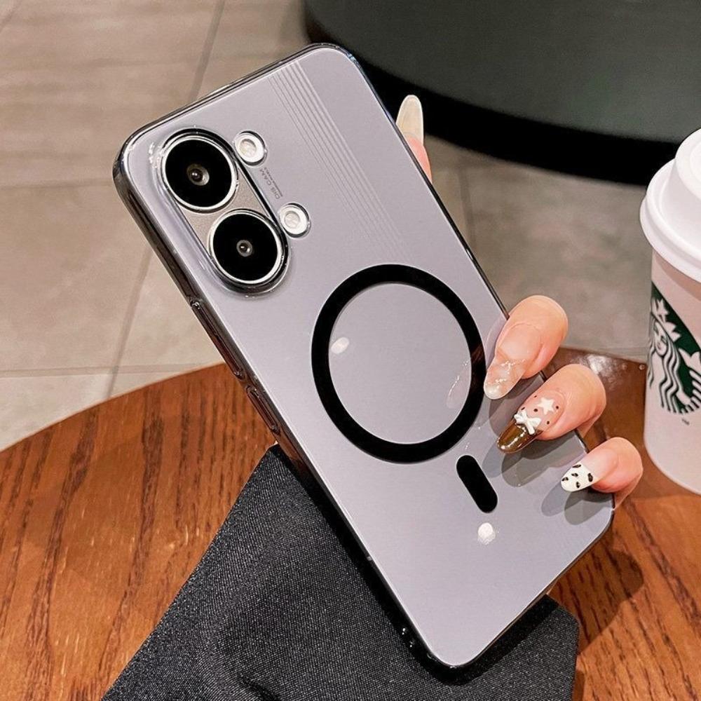 Чехол для POCO X8 Pro Max Прозрачный Теплоотвод Магнитный Противоскользящий Защитная Крышка Телефона Для POCO X8 Pro Чехол Ударопрочный Бампер