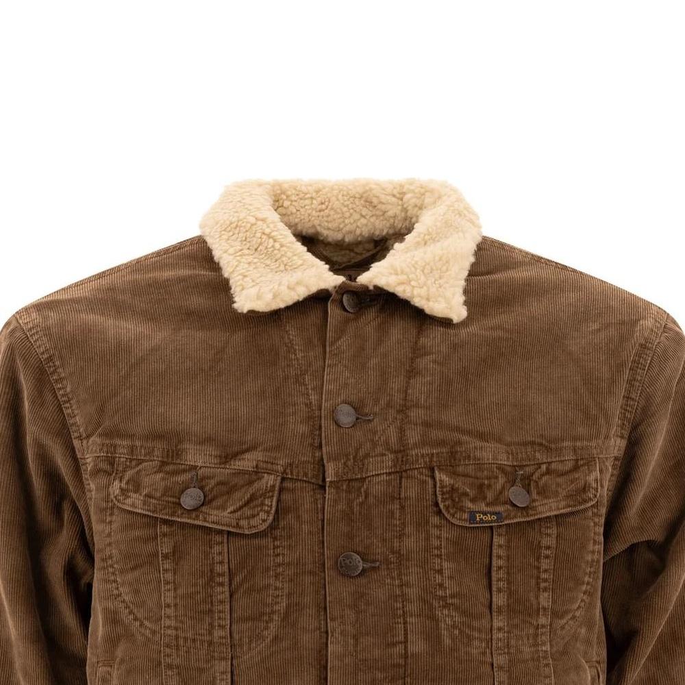 Polo Ralph Lauren Buttoned Corduroy Trucker Jacket Men's 710950870-001