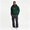 Mens 2-Piece Sportswear Set: Hooded Zip-Up Sweatshirt Cargo Pants Fleece-Lined Fall Casual Activewear
