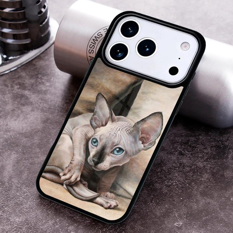 Sphinx Cat Phone Case For iPhone 17,16e,15,14,13,12,11,Mini,Pro,MAX soft Silicone Cover