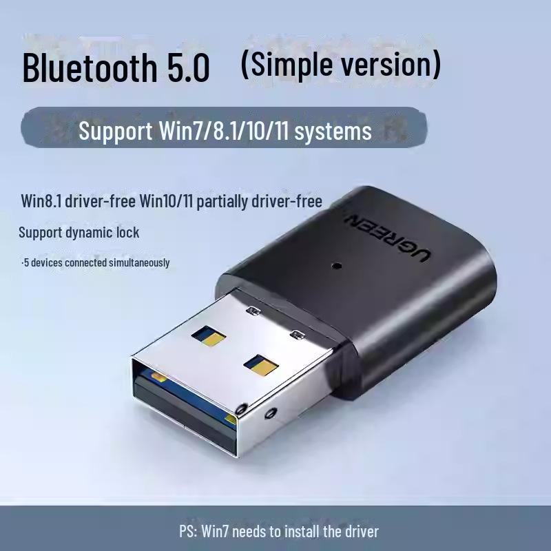 USB-адаптер Greenlink Bluetooth 5.0 для настольных компьютеров и ноутбуков (Виндовс 7/10)