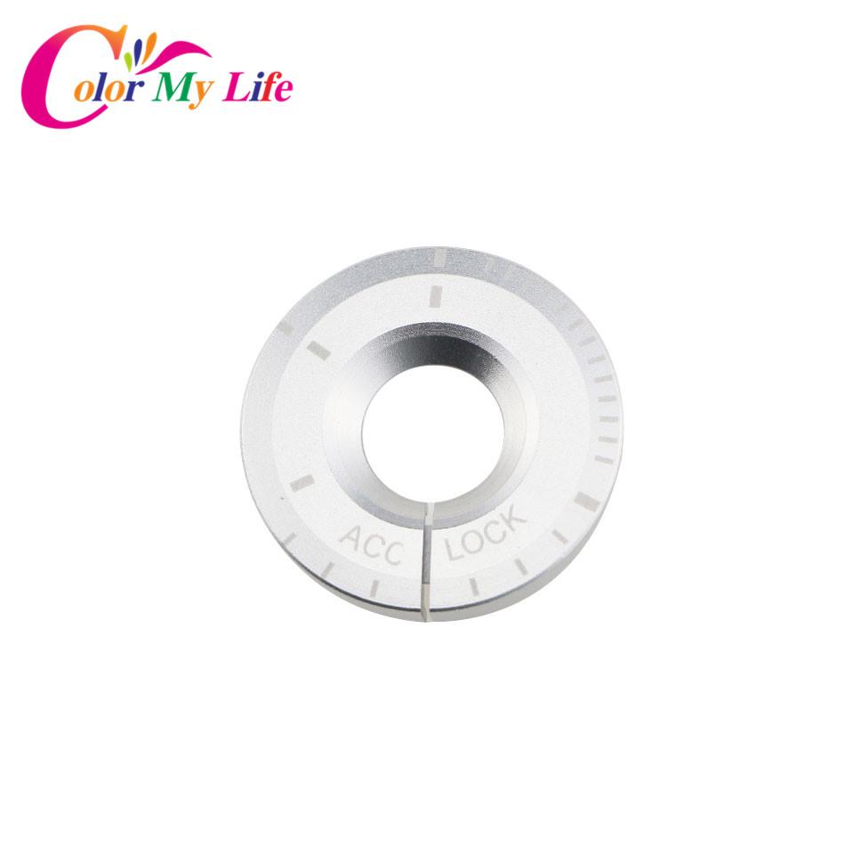 Алюминиевый сплав автомобиля брелок зажигания кольцо накладка чехол для Vw Passat Bora POLO GOLF 5 6 Jetta MK5 MK6 CC Tiguan Touran