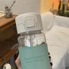 500 мл Портативная бутылка для воды с соломинкой Креативная милая герметичная пластиковая бутылка для питья Чашка для молока, кофе, чая, сока Посуда для напитков