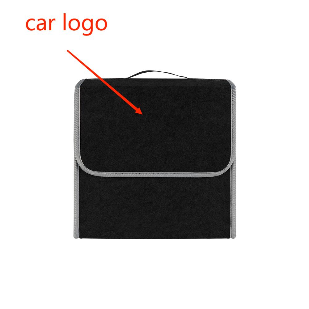 XKJC9 Car Trunk Storage Box Foldable Felt Car Organizer Stowing Tidying Box Car Accessories For Citroen C1 C2 C3 C4L VTS C-ELYSEE DS
