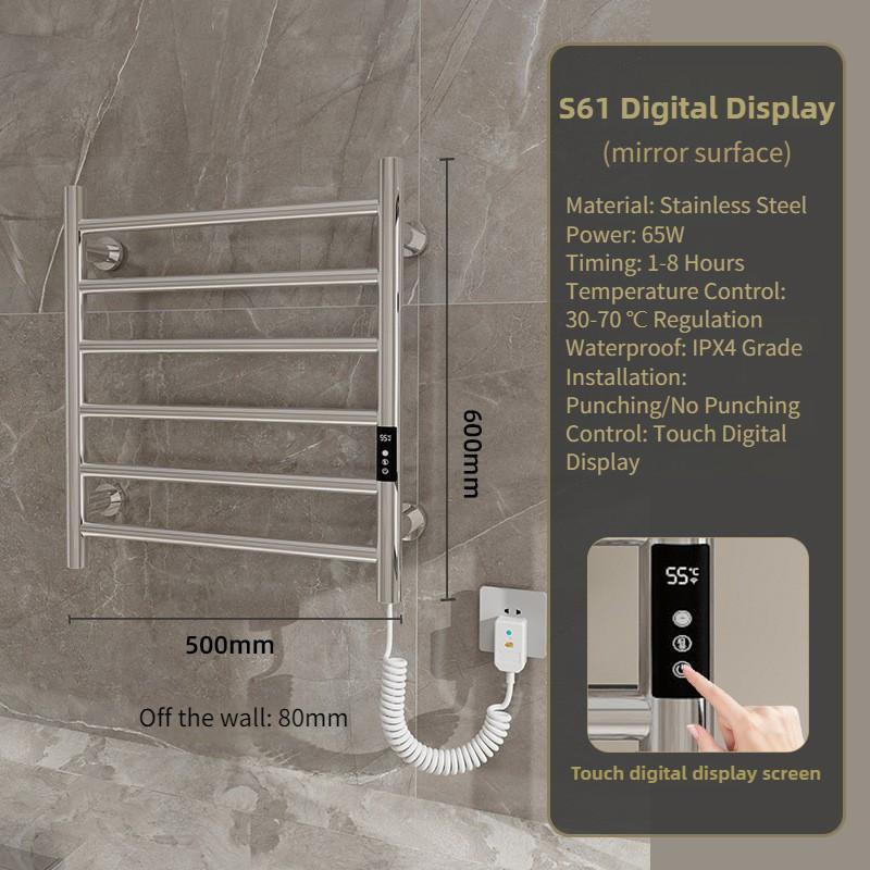 Сушка Стерилизация Держатель для полотенец Бытовой Гостиничный Интеллектуальный Электрический Полотенцесушитель Ванная Постоянная Температура