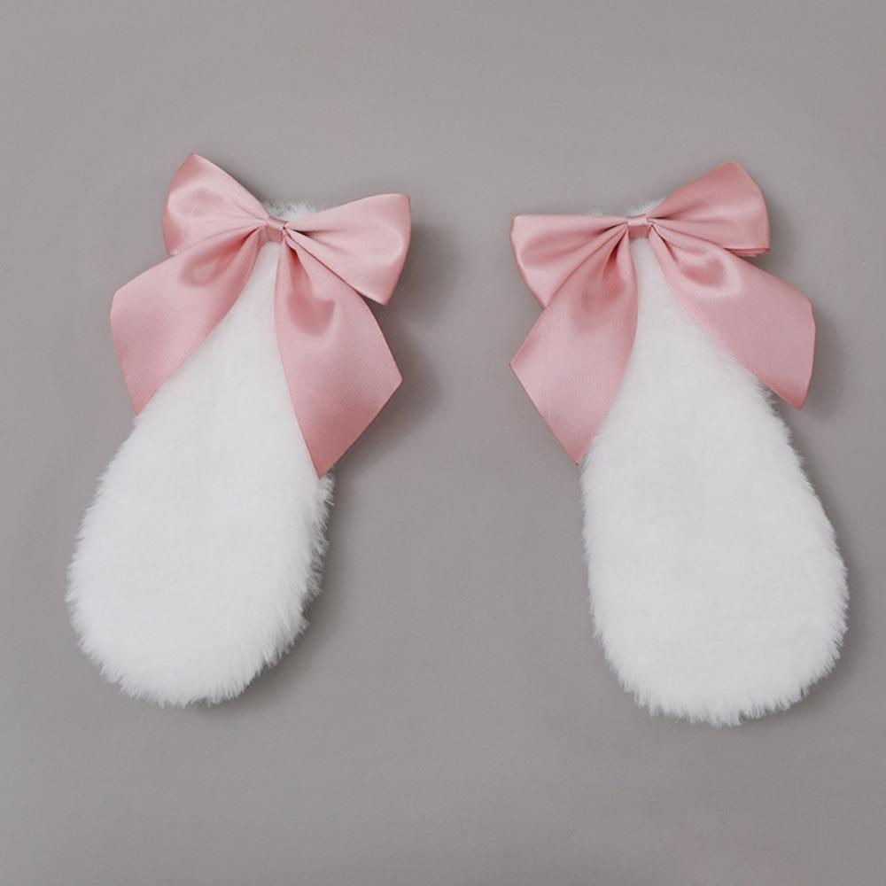 Droopy Rabbit Bunny Ears Hairpin Soft Cosplay Headwear Kawaii Rabbit Hairclips Cosplay Events