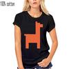 Pixel Llama Vintage Retro Gaming T Shirt Black Arcade Mortal Kombat Cool Casual T Shirt Men Unisex Fashion Tshirt