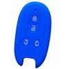 IKT Smart Key Silicone Cover for Suzuki Cars, 4 Buttons, Blue, Spacia, Palette, Solio,
