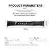 2Pcs Car Seat Gap Leak Proof Strip Cushion Side Seam Filling Plug For Tesla Model-3 Model-S Model-X Model-Y Cybertruck Roadster