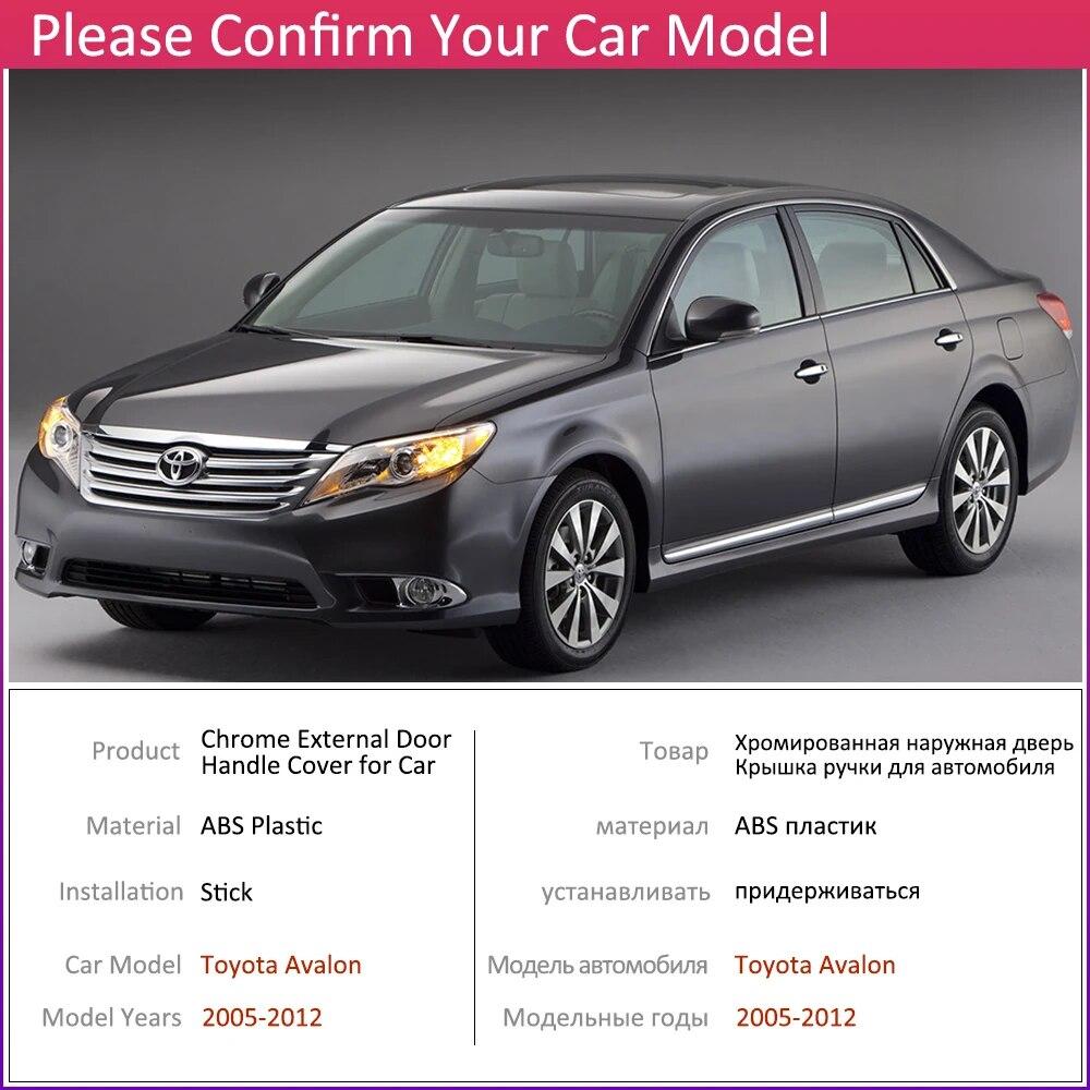 Для Toyota Avalon XX30 2005 ~ 2012 Хромированная внешняя дверная ручка, автомобильные аксессуары, набор накладок, 2006 2008 2009 2010 2011
