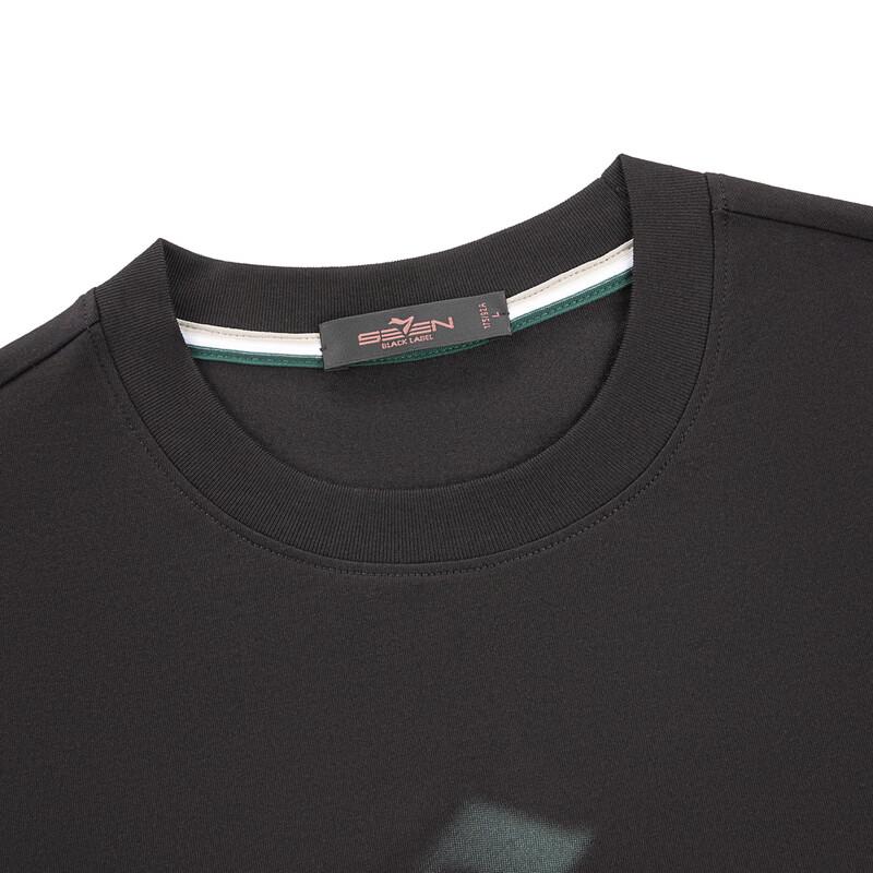 SEVEN Men's Cooling Xinjiang Cotton Round Neck Casual T-Shirt