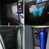 Hot Black Car Organizer Seat Back Storage Elastic Car Mesh Net Bag Between Bag Luggage Holder Pocket for Auto Cars 30*23CM