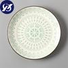 Japanese Style 8 Inch Ceramic Under Glazed Vegetable Dinner Plate Simple Dessert Plate Household Small Steak Dish Food Container