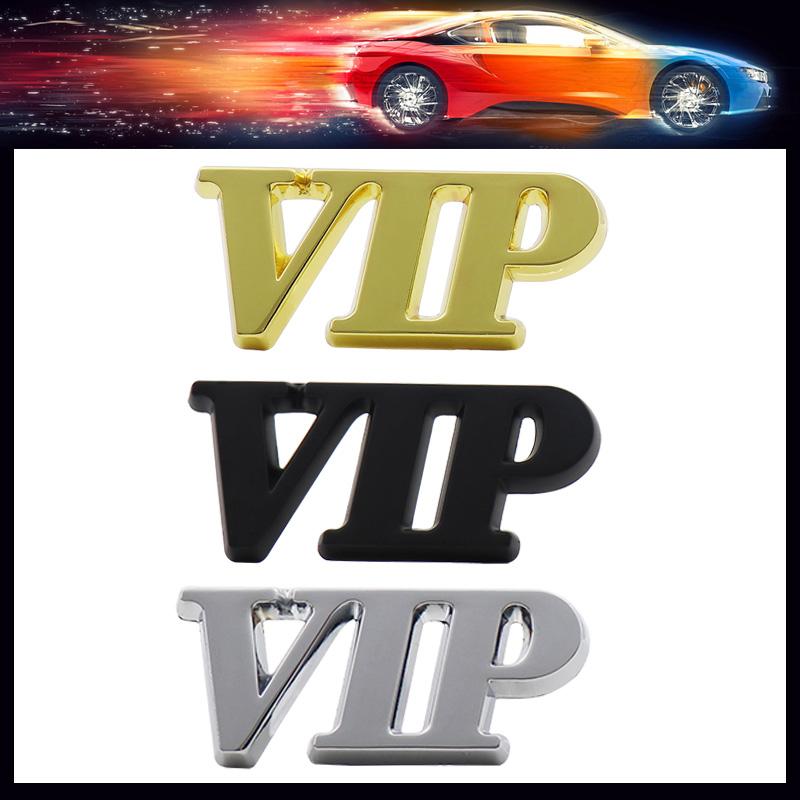 3D Premium VIP for Car Hood Fender Trunk Rear Bonnet Nameplate Decal Emblem Badge Sticker