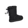 UGG Короткий лук Stiefel с флисовой подкладкой Черный Женский 1110706-BLK