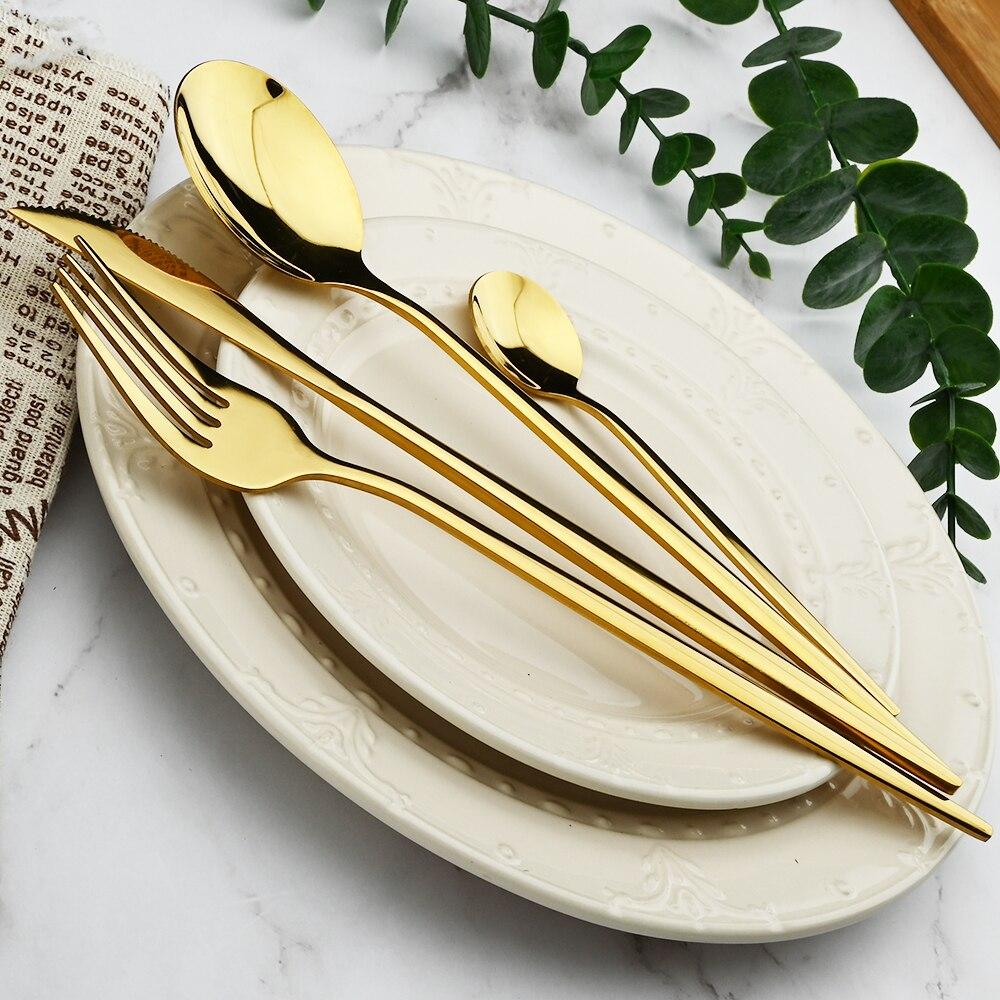 Серебряный набор столовой посуды, дорожный набор столовых приборов, многоразовое серебро, соломенные ложки, вилки, палочки для еды, кухонные аксессуары с сумкой