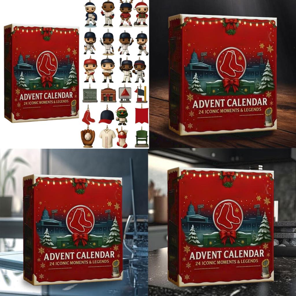 Календарь ожидания включает 24 рождественских украшения. Календарь прибытия Обратный отсчет до Рождества