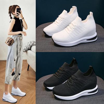 Модные женские кроссовки на платформе, весенние удобные вулканизированные туфли со шнуровкой и сеткой, дышащие, повседневные кроссовки для бега, женские кроссовки Tenis Feminino