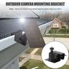Weatherproof Gutter Mount Rustproof Corrosion Resistant 360-Degree Angle Adjustment Weather-proof Camera Gutter Mount