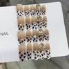 Pure Hand-made Phototherapy Wearable Nail Tablets Golden Leopard, Finished Wearable Nail Art Patches