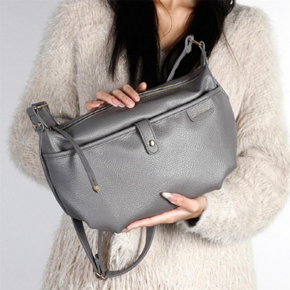 New ArrivalS Open Run Women S Double Strap croSSbody Leather Shoulder Bag