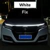 Dynamic Car LED Hood Light 12V Daytime Running Light Start-scan Engine Guide Light Waterproof Decorative Ambient Light Strip