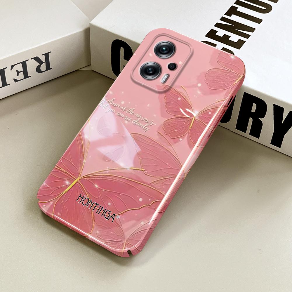All-inclusive Film Phone Case Cartoon Pattern Design Hard Shell Full Cover Camera Shockproof Protection Case