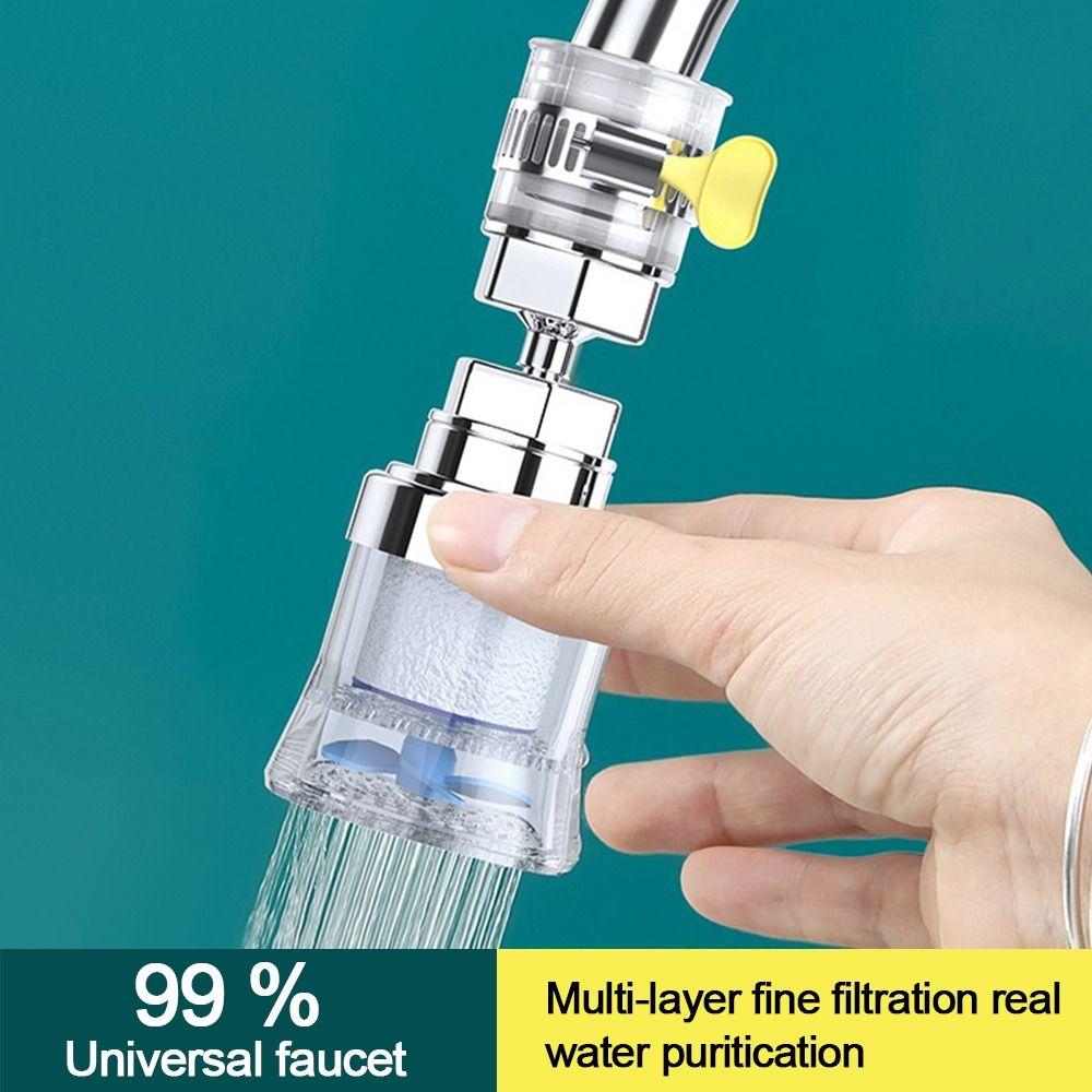 Вращающийся на 360° смеситель для ванной комнаты, аэратор, адаптер для фильтра, аксессуары для бытовой раковины