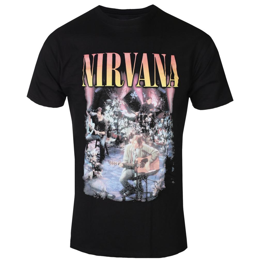 Ретро Хлопковая Футболка с Графикой Nirvana Унисекс Летняя С Коротким Рукавом Модный Бренд Футболка Роскошная Повседневная Винтажные Футболки