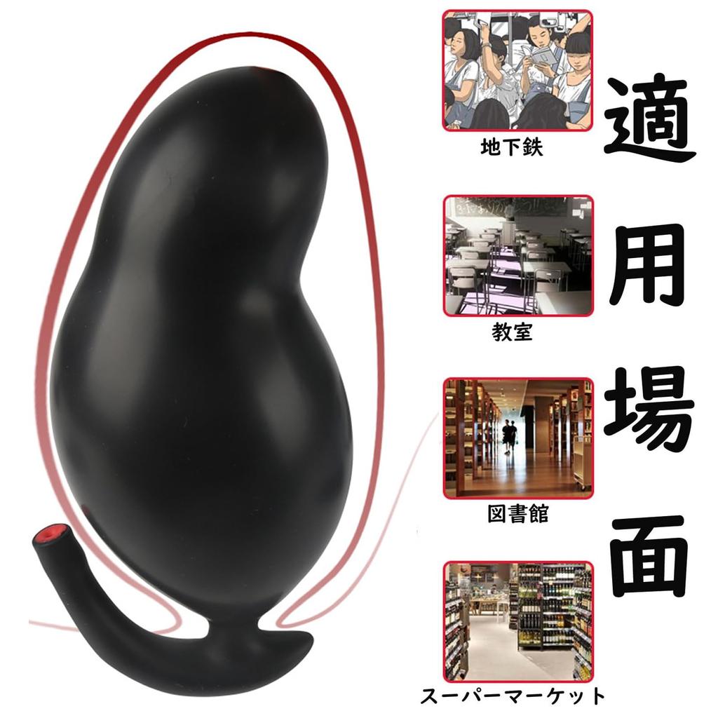 Yemax Anal Balloon Anal Pump Anal Expansion Anal Plug Silicone Double Layer Construction Manual Inflatable Anal Beads for Beginners Men Women Adult