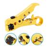 UTP/STP RG59 RG6 RG7 RG11 Wire Stripper Multi-functional Coaxial Stripping Pliers  Round Cable