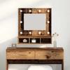 Mirror Cabinet Rustic Wood Look 60 x 31.5 x 62 cm Engineered Wood