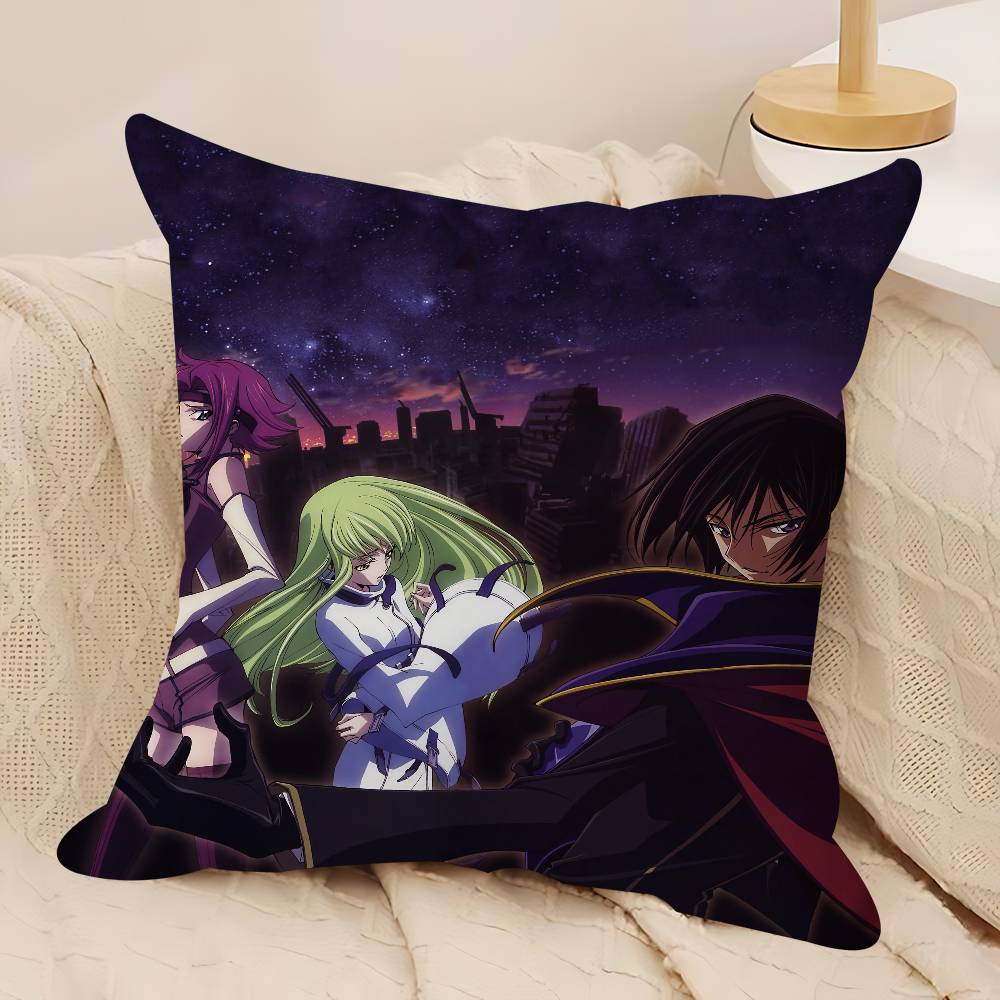 C-Code G-Geass Anime Maple Design Cushion Cover Happy Autumn Harvest Decor Holiday Decorati Pillow Cover