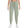 FW24 AS W NSW TCH FLC MR JGGR напечатанный логотип повседневные дышащие трикотажные спортивные брюки женские брюки зеленые FB8331-370