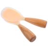 2 Pcs Silicone Rice Spoon Ladle Large Paddle Silica Gel Spoons Non-stick Multipurpose Scoop