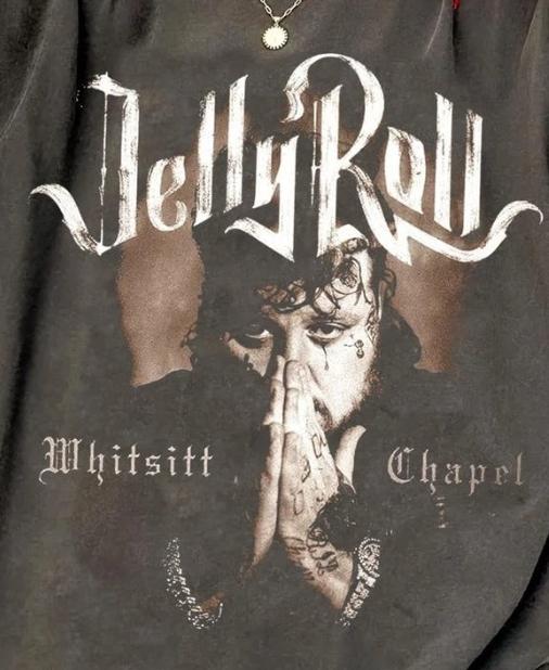 Retro Jelly Roll Tshirt tour commemorative Tshirt loose fit unisex pure cotton allseason streetwear base layer shirts
