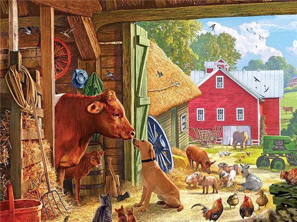 Фермы, полная алмазная мозаика, пейзаж, животные, собаки, декоративные картины, 5d алмазная картина, инструменты для алмазной живописи, искусство вышивки