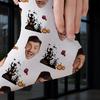 Носки с индивидуальной 3D-печатью: Дизайны для лица и Рождества, Полиэстер, 360° печать