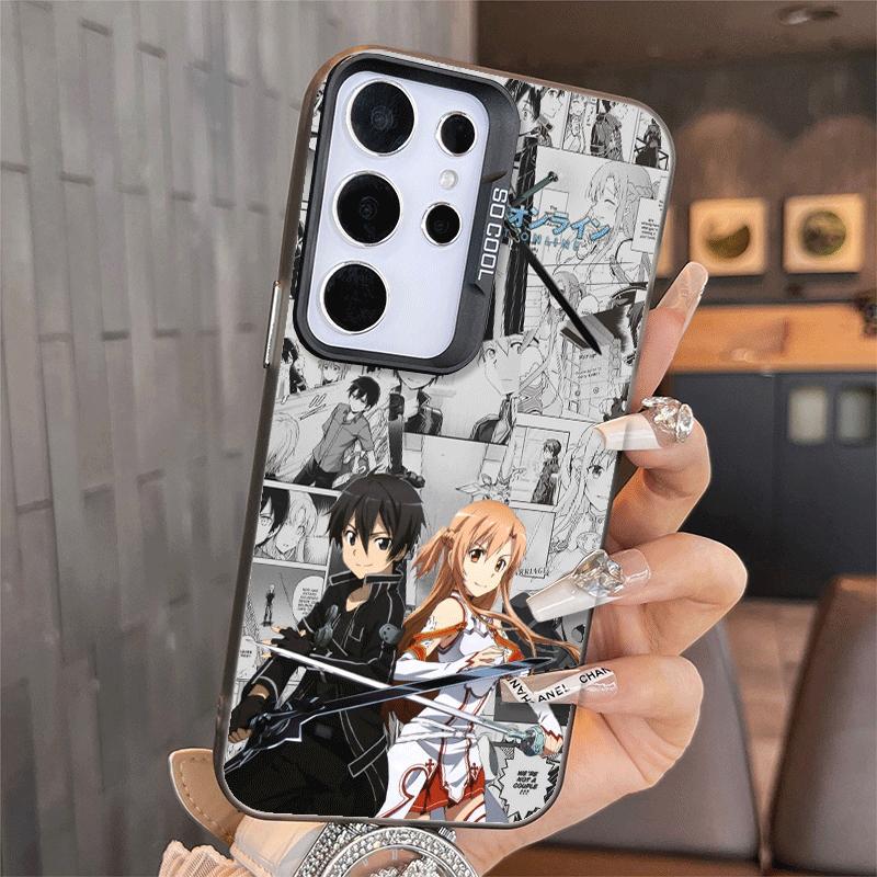 Ударопрочный чехол для телефона с изображением из аниме Sword Art Online для Samsung A17 A16 A15 A14 A37 A57 A36 A56 A26 A35 A55 A25 A34 A54 A24 A13 A23 A33