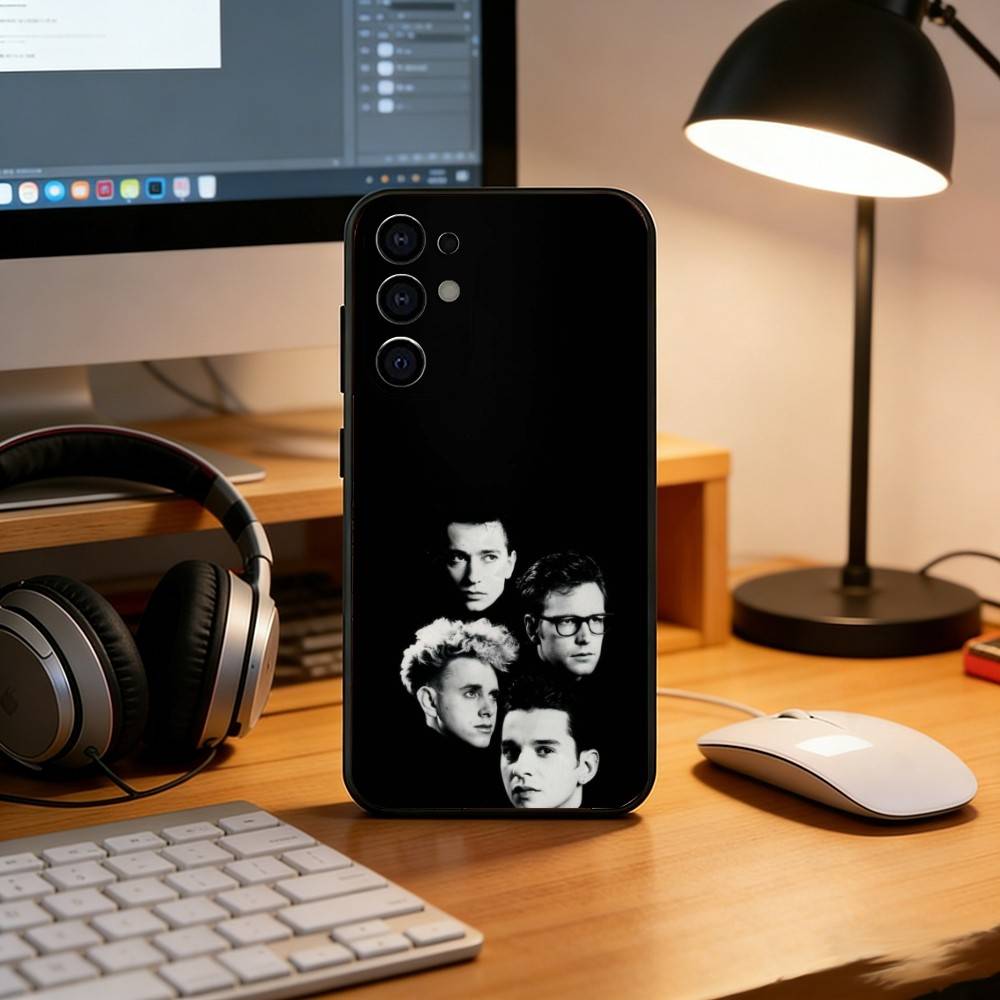 Чехол для телефона D-Depeche Mode для Samsung S25,S24,S21,S22,S23,S30,Ultra,S20,Plus,Fe, Мягкий силиконовый черный чехол