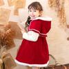 Santa Costume for Christmas Little Red Riding Hood Outfit for Santa Claus Santa Sizes E0425 [monoii] Kids, Cosplay, Girls, Dress, Outfit, 80, 90, 100,