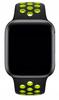 Sport Band for Apple Watch 1 2 3 4 5 6 Se 42/44 Black - Lime