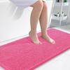 Long Haired Chenille Floor Mat Absorbent Carpet Plain Color  Anti Slip Home Foot and Door Mat Home Hotel Bathroom Bedroom Foot Pedal